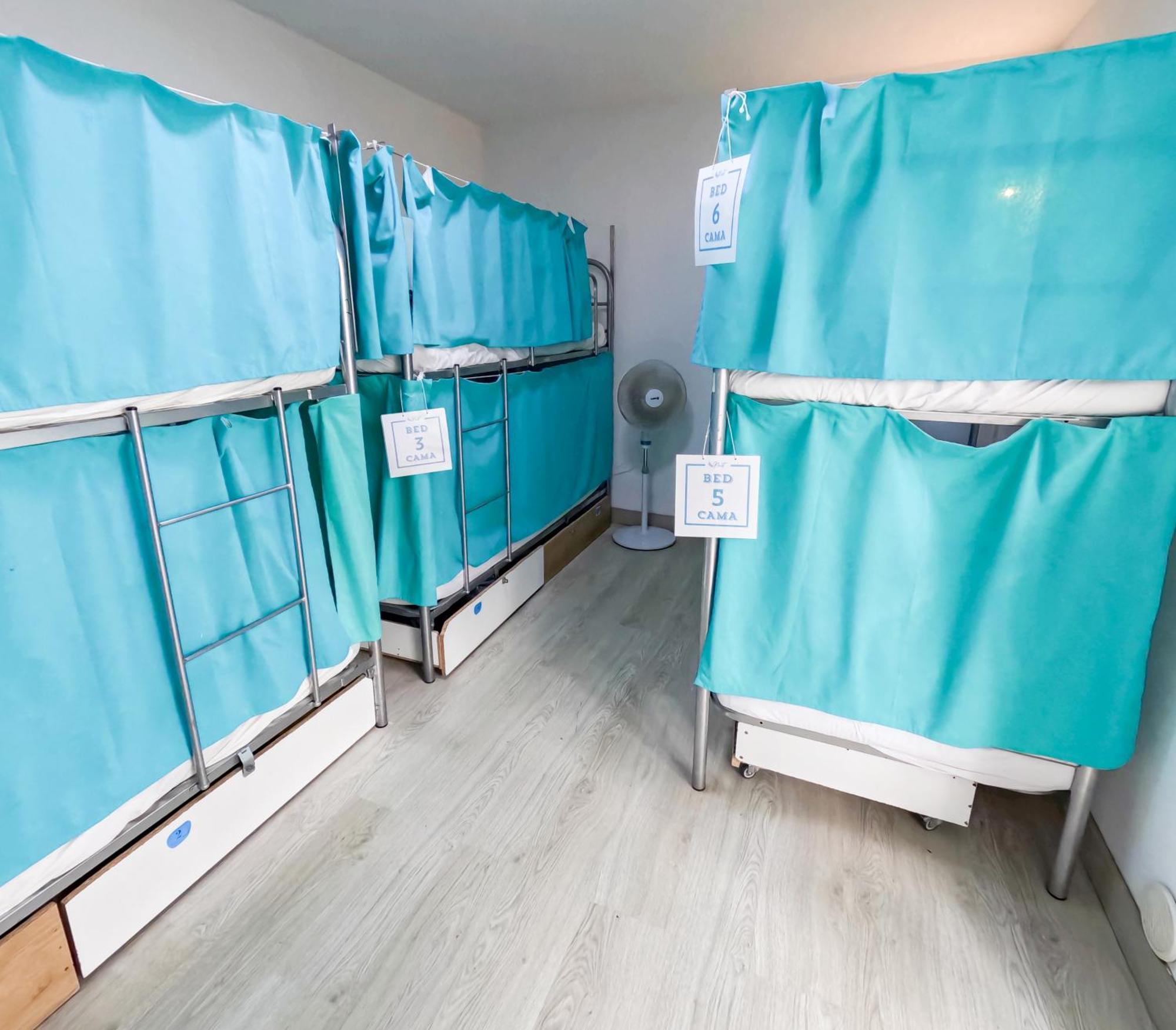 Cama em Beliche num Dormitório Misto