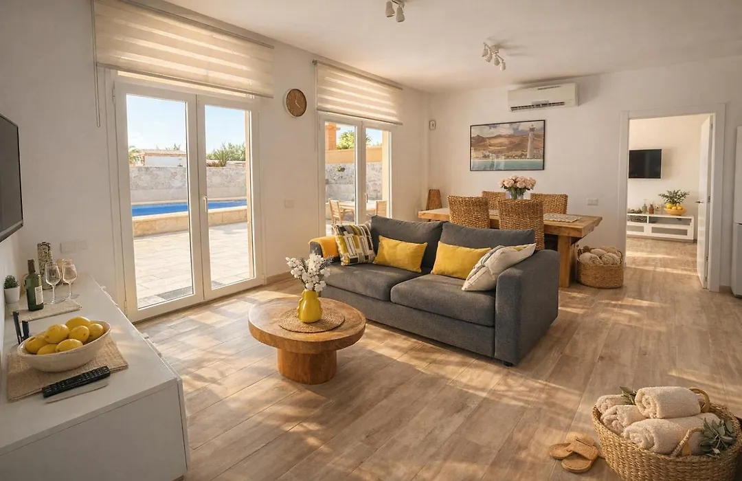 Villa Jandia Modern New Apartment Morro Jable Private Heated Pool Big Terrace-1