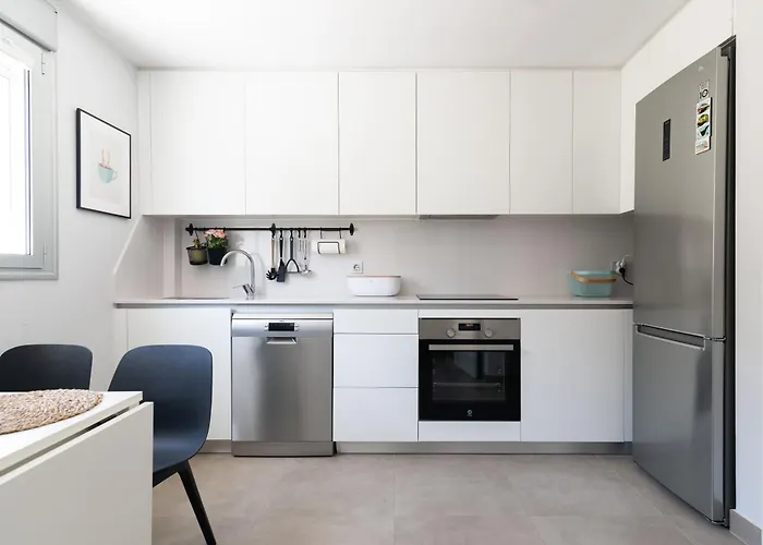 White Medano Apartment. New With Fast Wifi El Médano