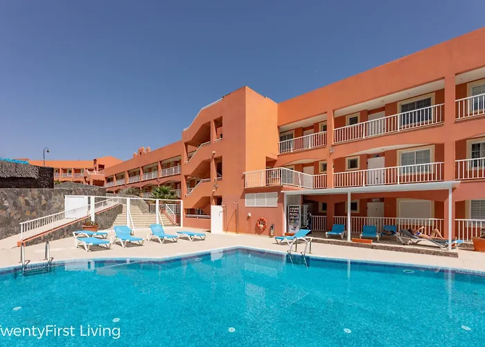 Residence Playa Paraiso With Ocean View - Green Flat Costa Calma