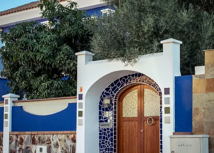 The Blue House In Maspalomas met een Zwembad